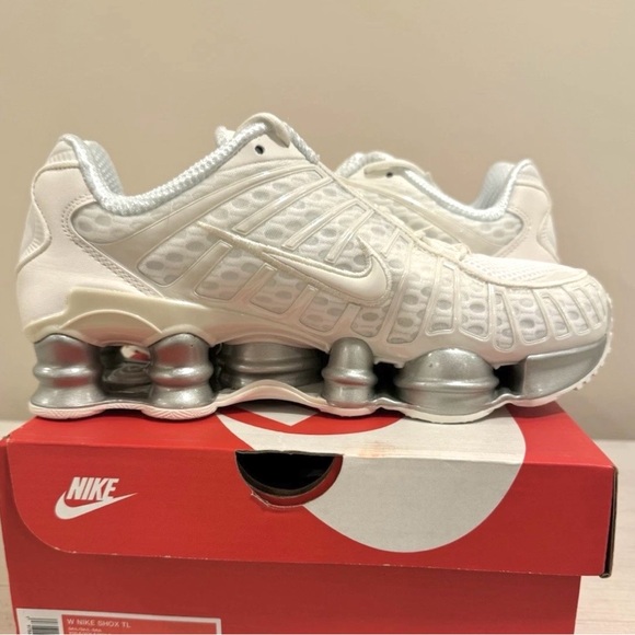 Nike Shoes - Nike 🔥 Shox TL Triple Sail White AR3566 103 Running Shoes Women’s Size 6 7 9.5